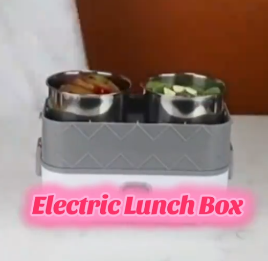 Double layer electric lunch box
