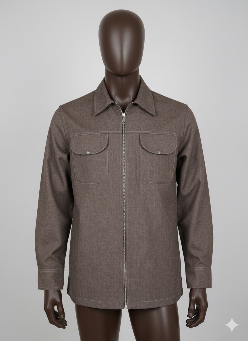 Veste Décontractée Zip Homme