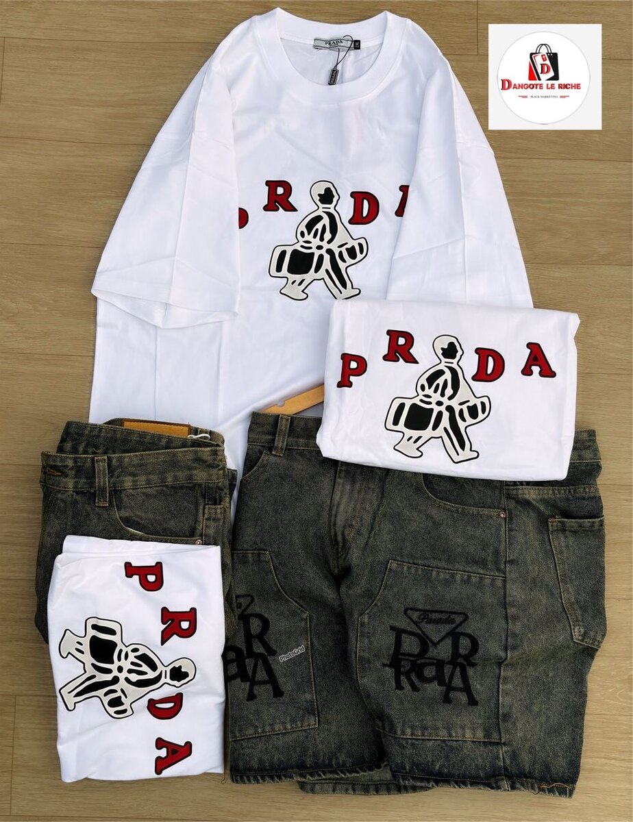 Ensemble T-shirts et Shorts Tendance