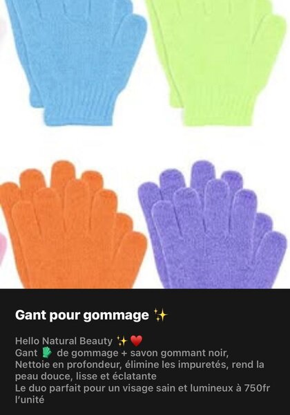 Gant Exfoliant Peau Douce