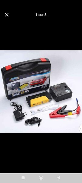 Batterie externe et gonfleur p