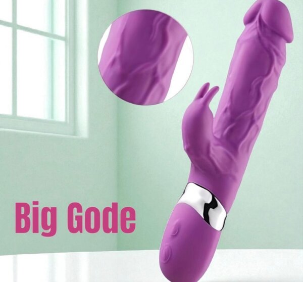 Vibromasseur Silicone Violet