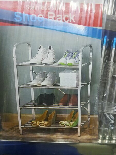 Stainless Steel Shoe Rack