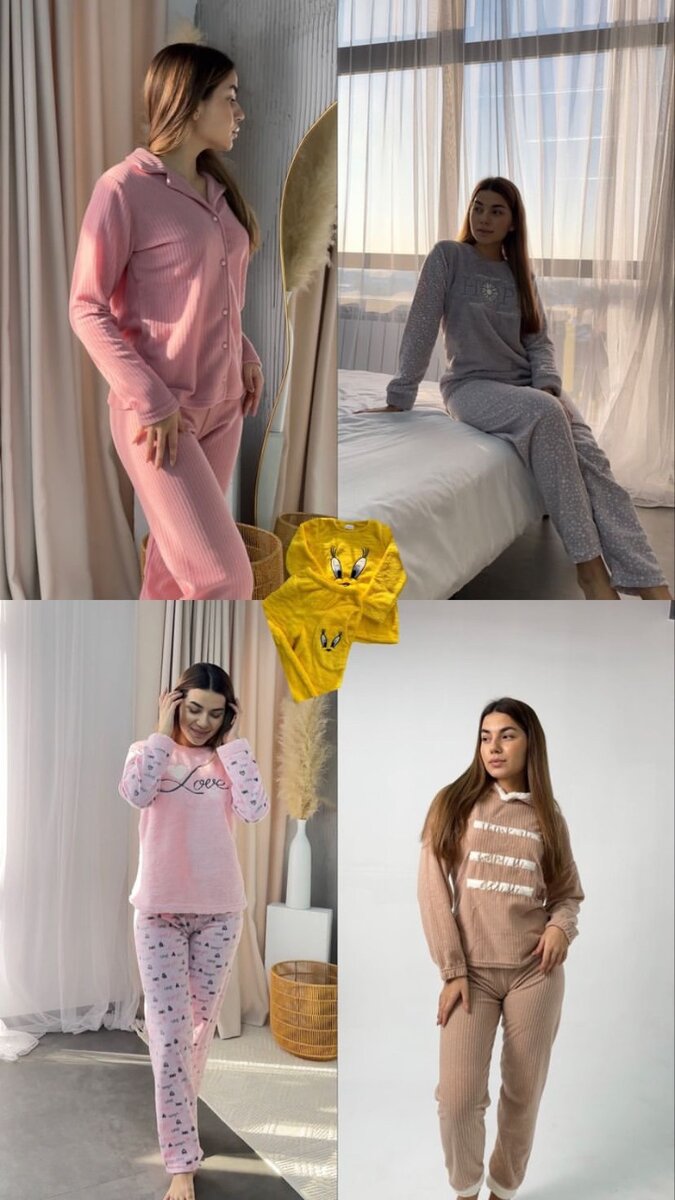 Пижамы.Тёплые и Шелковые Пижамы