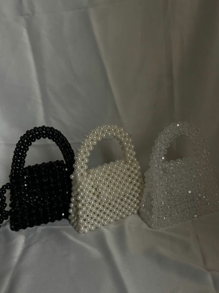 Modern Beaded cross body bag