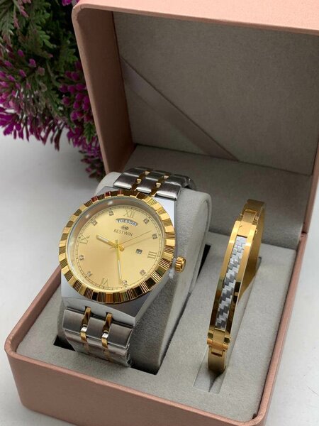 Mens Watch and Bracelet