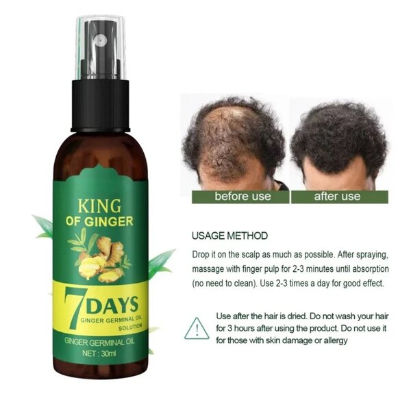 Huile Germinale de Gingembre Cheveux