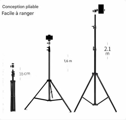 Trépied Réglable 2.1m Bluetooth