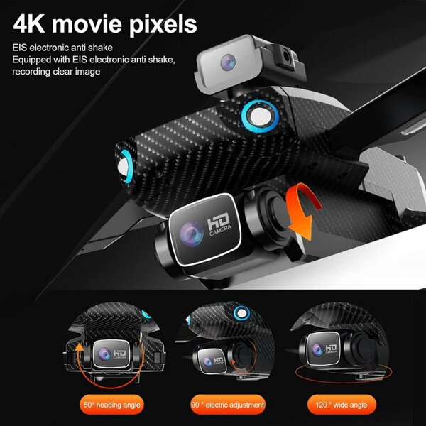 Drone caméra EIS 4K HD