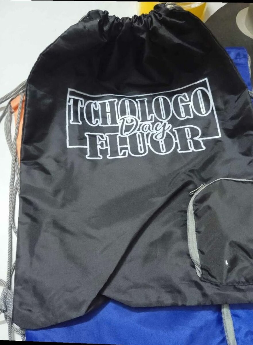 Sac à cordon coloré unisexe