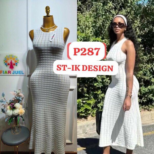 Robe d'été texturée élégante