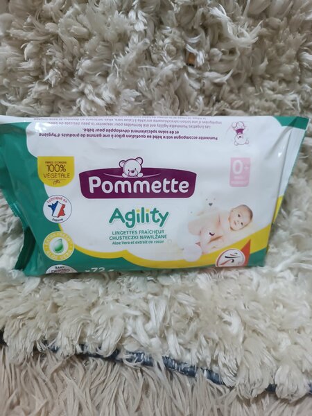 Lingettes Bébé Agility Pommette