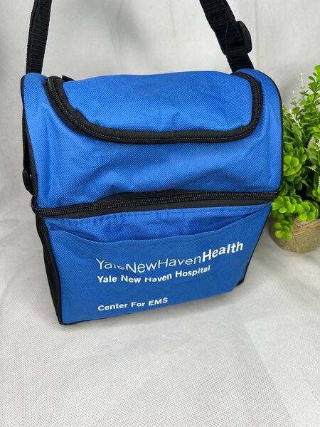 Sac isotherme lunch bleu