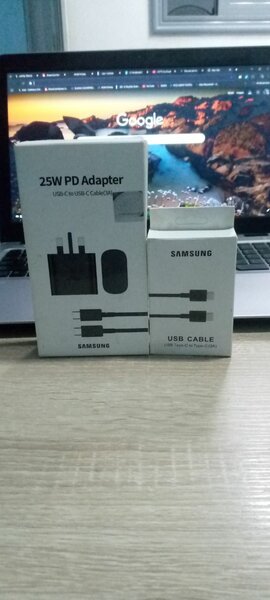 msung 25W Type C to C Charger    Super-fast charging  Com