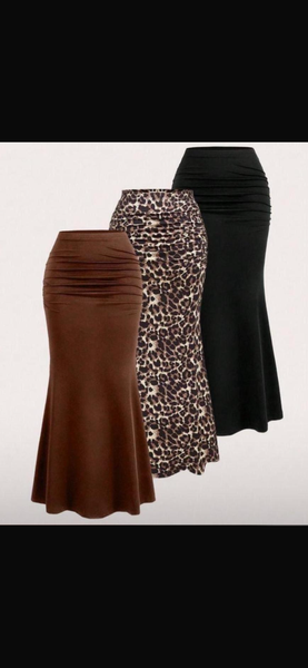 Jupe Midi Évasée Femme