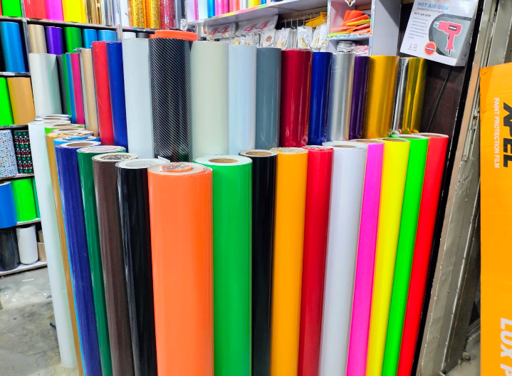 Vinyl stickers 9 feet by 1 feet roll