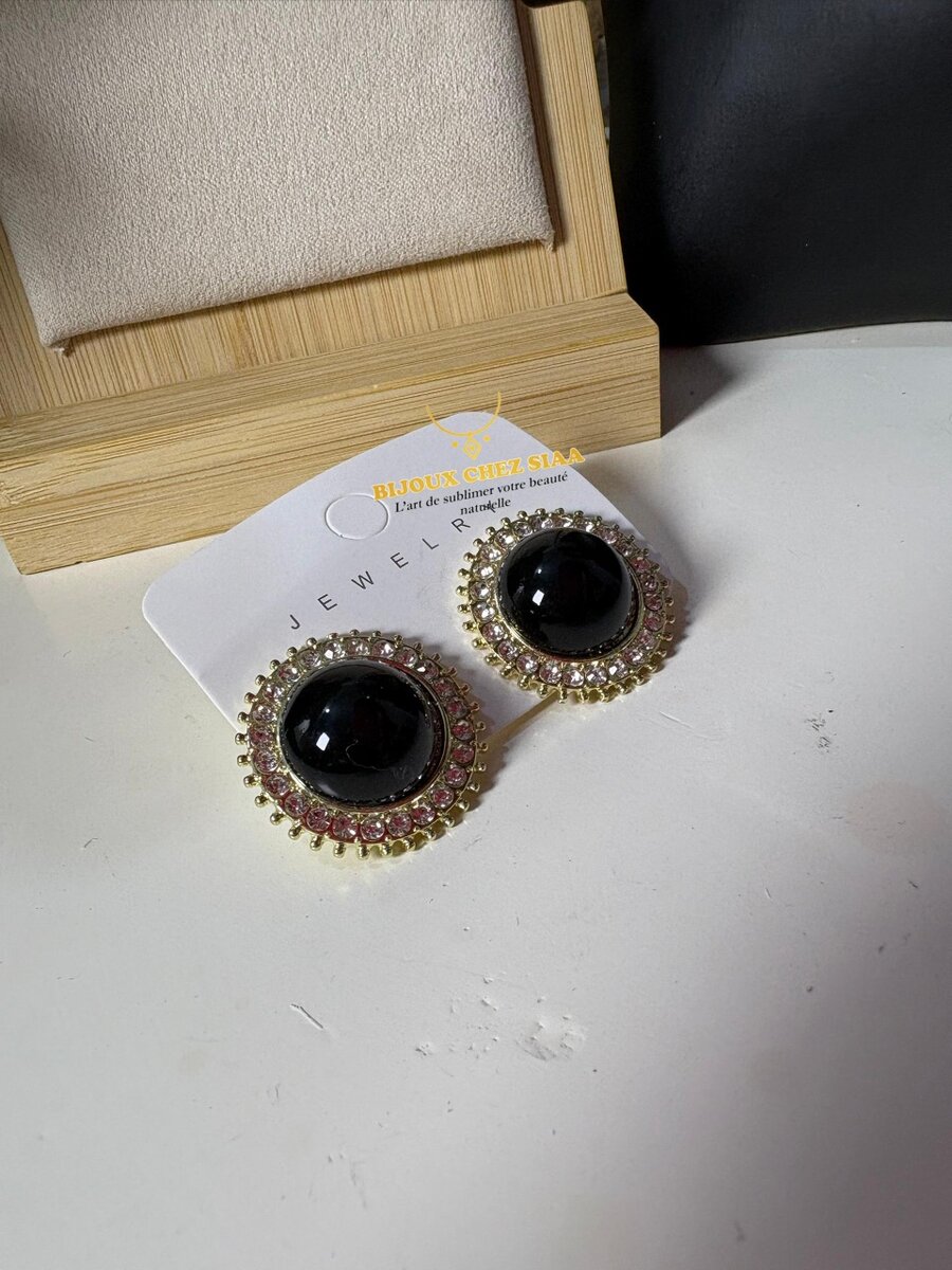 Boucles d'oreilles élégantes perle