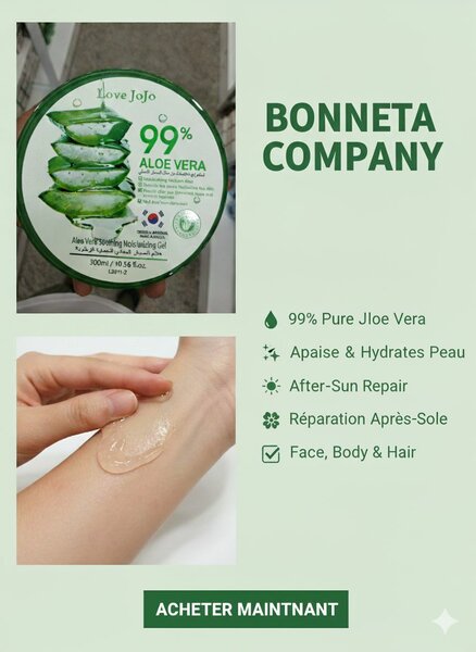 AloeVera corps, cheveux, v