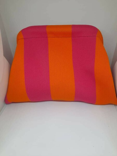 Sacoche colorée rayée