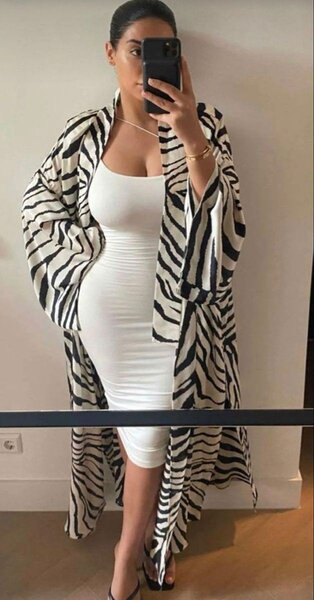 Kimono léger imprimé floral