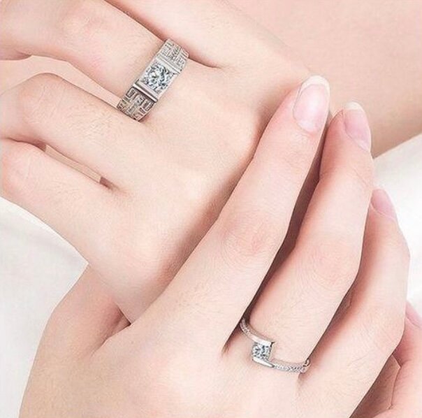 Bague de Fiançailles en Argent