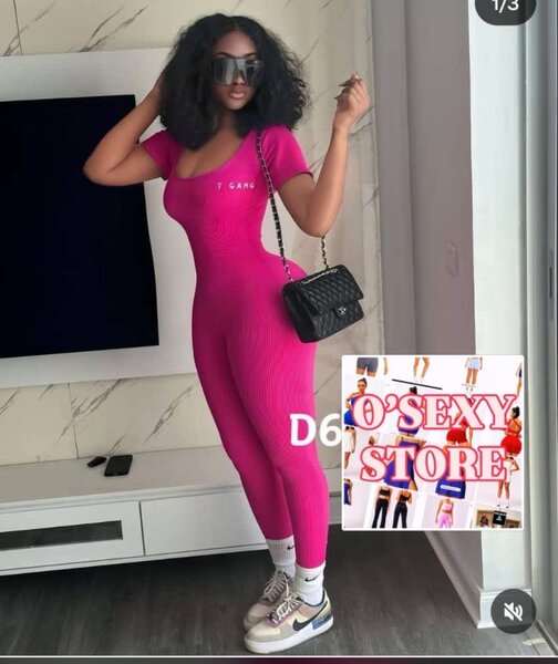 Trendy Pink Jumpsuit