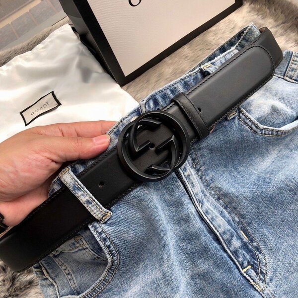 Ceinture en cuir élégante homme