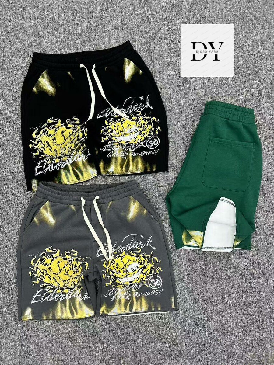 Shorts graphiques tendance unisexes