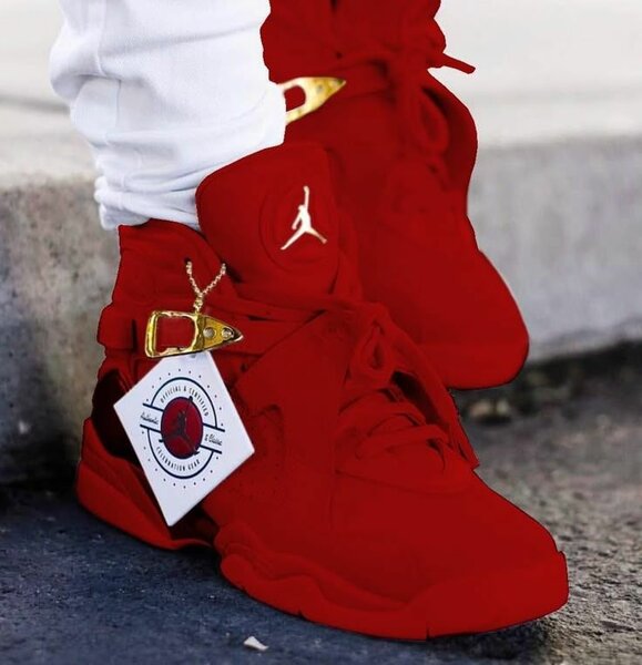 Chaussures de sport rouges Jordan pour hommes