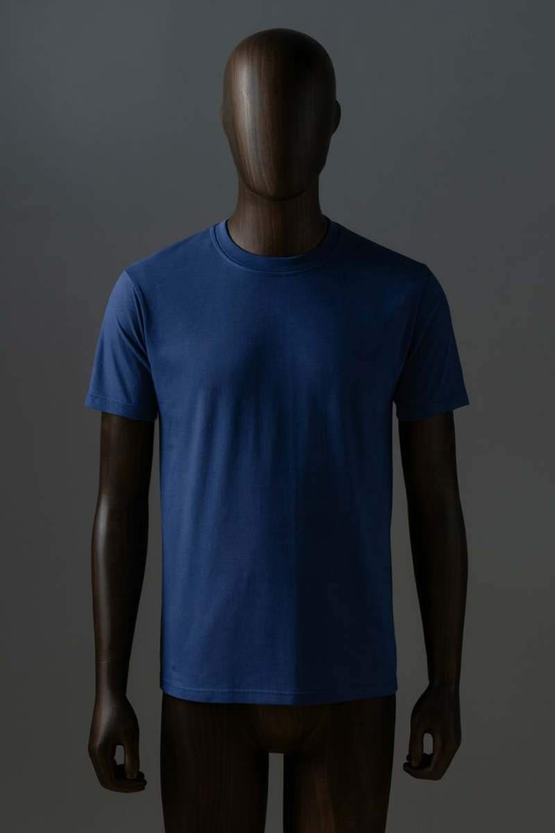 T-shirt Bleu Nuit Classique