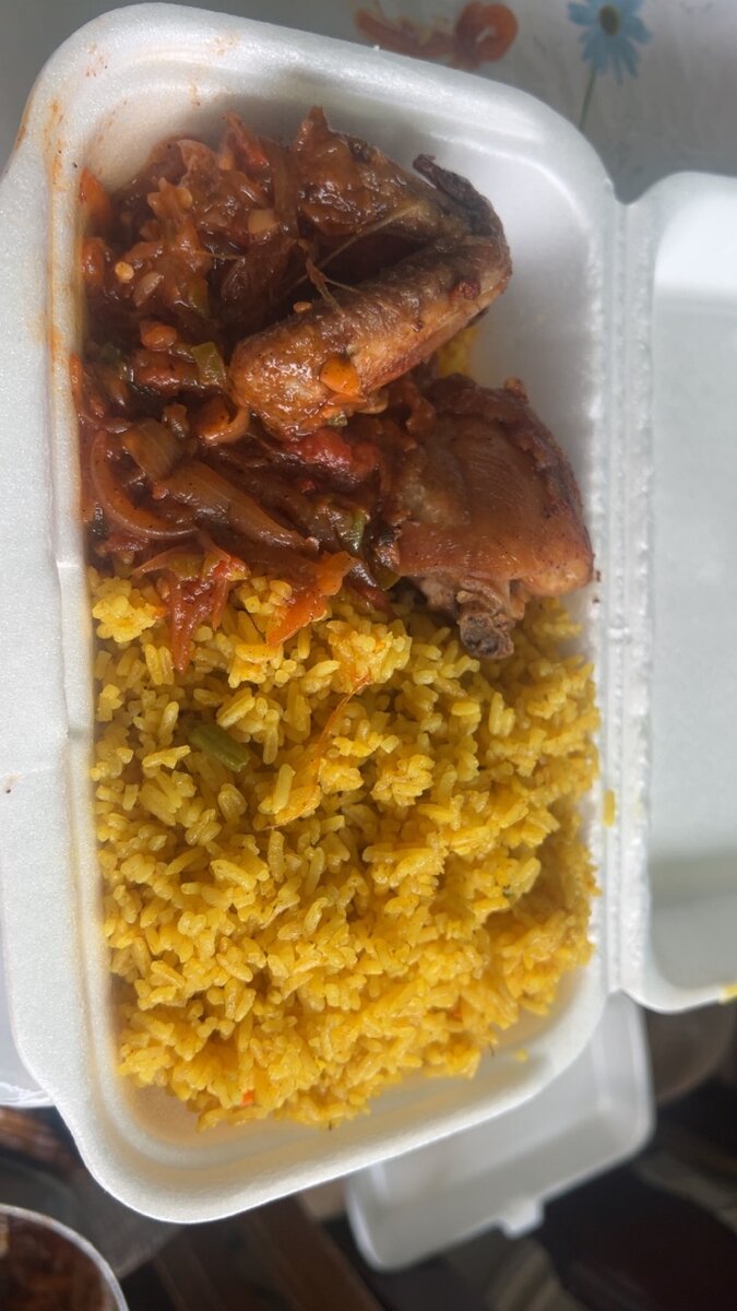 Riz au currry + poulet