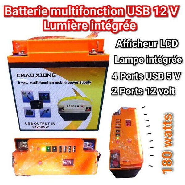 Batterie multifonction USB 12 V