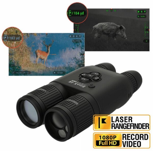 ATN Binox 4K Day & Night Binoculars with Built-In Rangefinde