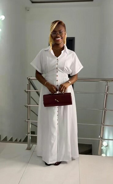 Robe Chemise Élégante Blanche