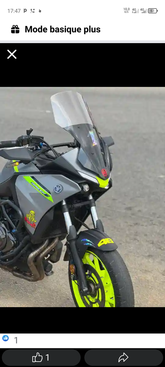 Moto sportive moderne