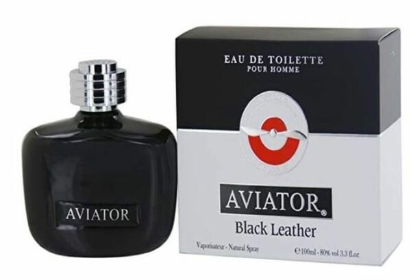 Aviator Black Leather Eau de Toilette Pour Homme