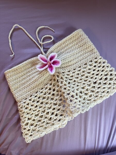 Top d'été crocheté