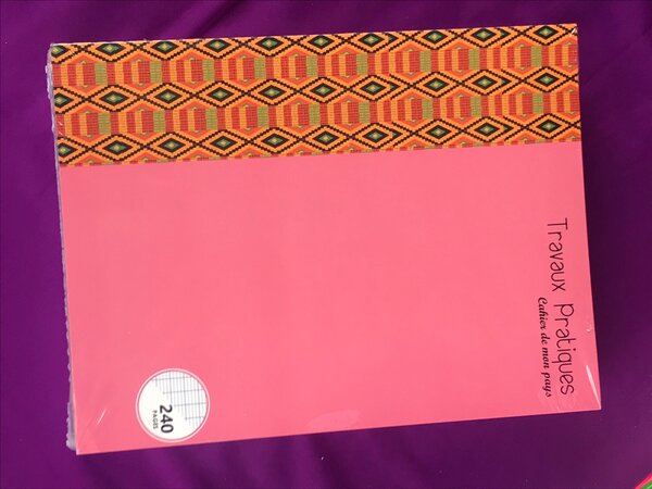 Cahier  de mon pays Tp 240 p