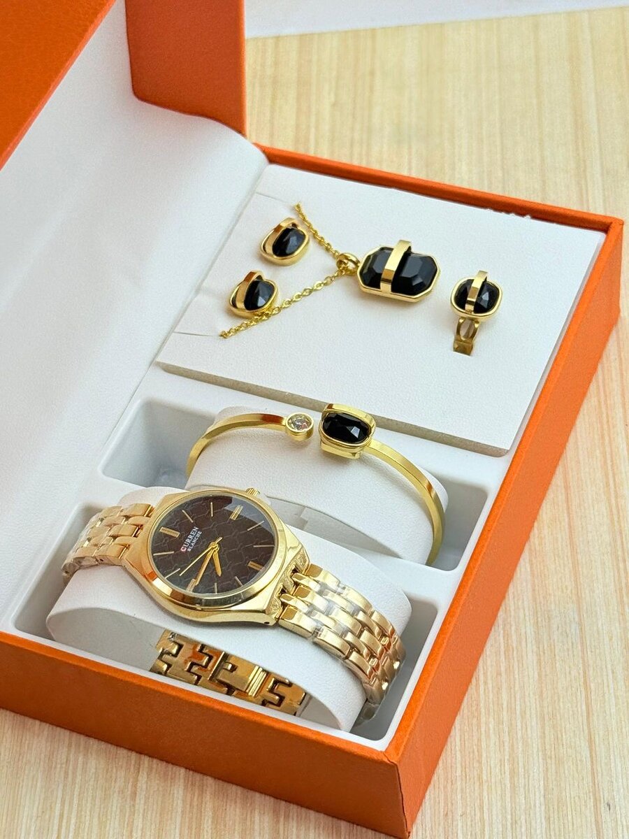 Ensemble Cadeau Montre et Bijoux