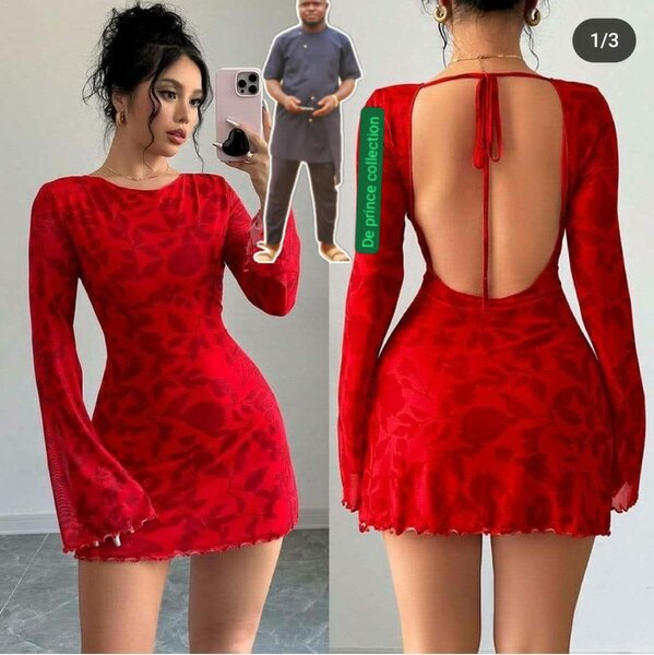 Robe rouge élégante