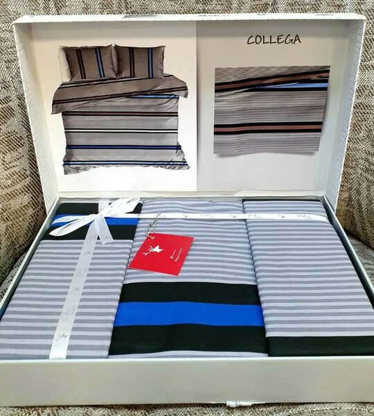 Постельное белье в красивой подарочной упаковке Turkiz