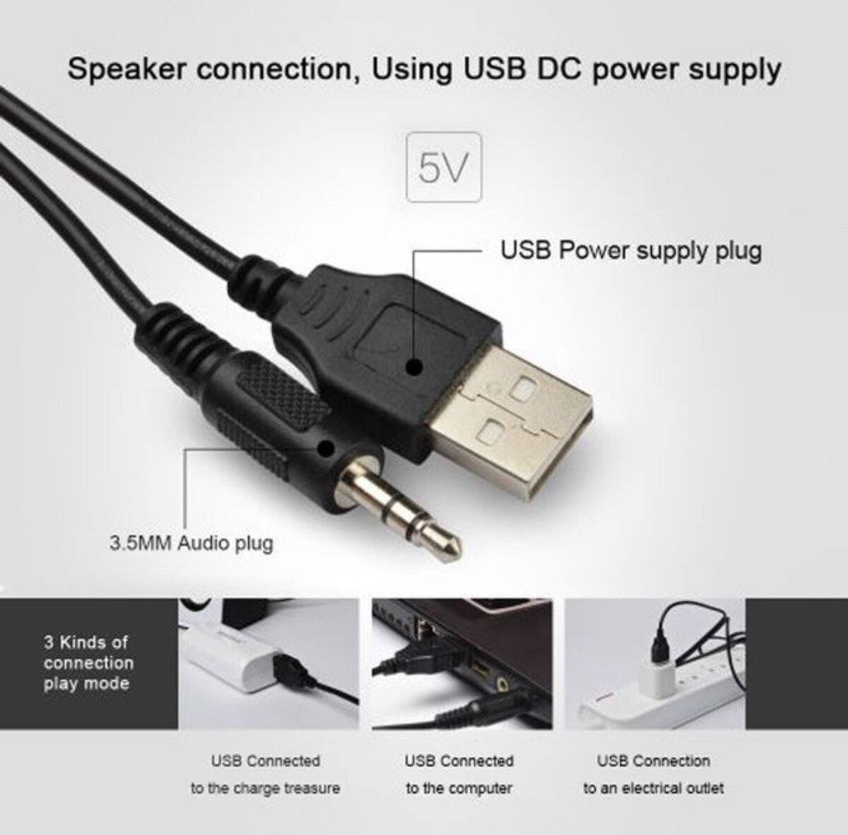 USB Wired Combination Speaker Computer Speaker Ba