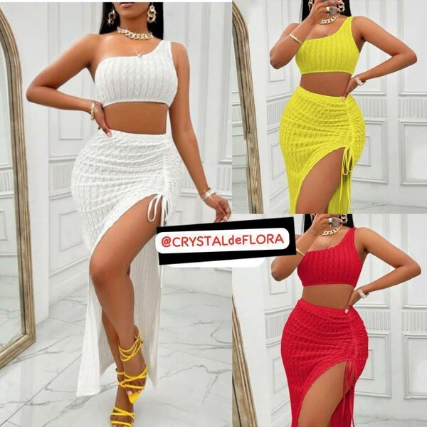 Ladies skirt and club top available