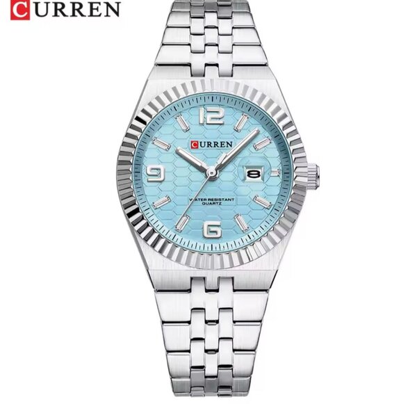 Montre Curren Luxe Femme Acier Argenté