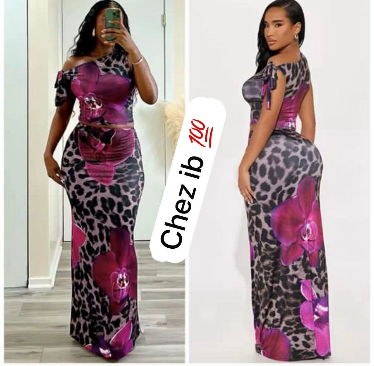 Robe Longue Éléguante Florale