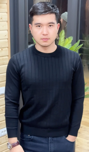 кофта черная мужская