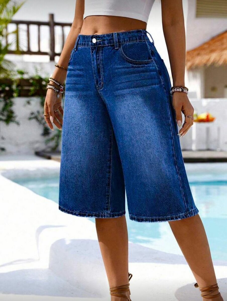 Bermuda en jean tendance