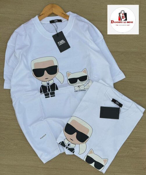 Ensemble T-shirt et Short Karl Lagerfeld pour Homme