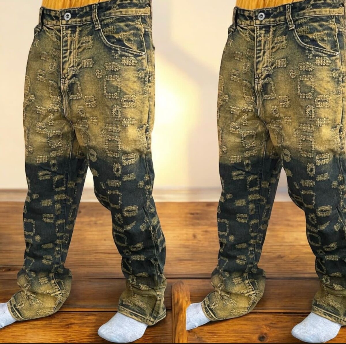 Jean à motifs originaux