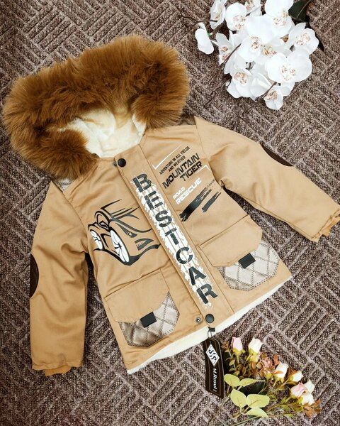 Курточка с мехом, размеры на 06-1-2 годика,